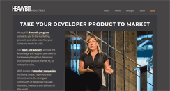 Desktop Screenshot of heavybit.com