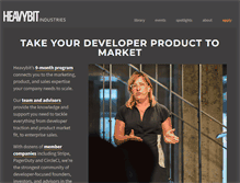 Tablet Screenshot of heavybit.com